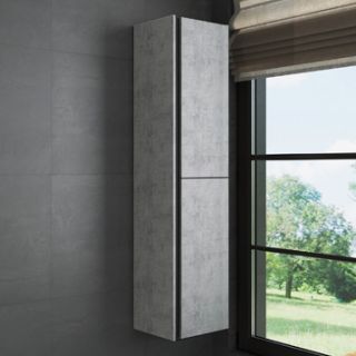 Comforty Шкаф-колонна "Эдинбург-40" бетон светлый