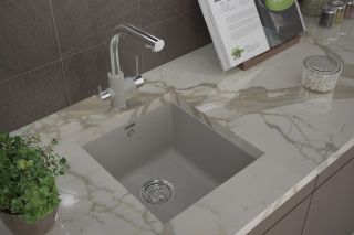 Мойка кухонная Paulmark Gera PM104546-GR серый