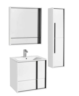 Тумба под раковину Акватон Ривьера 60см белый матовый 1A238801RVX20