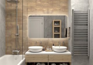 Зеркало с холодной подсветкой Art&Max Ravenna 120x70см AM-Rav-1200-700-DS-F