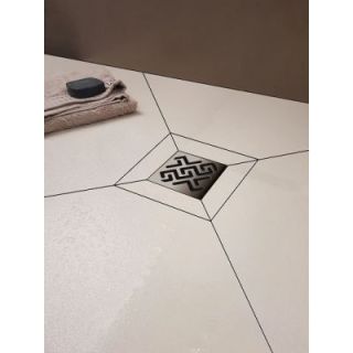 Душевой трап Berges Wasserhaus Zentrum Antik 090365 15х15 Матовый хром