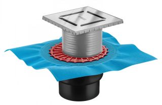 Душевой трап Berges Zentrum Norma 091463 15см хром глянец