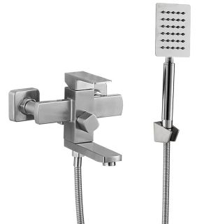 Смеситель для ванны Melana Cubo MELANA-610205 сатин