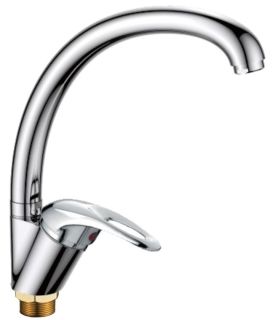 Смеситель для кухни Haiba HB4103-2 хром