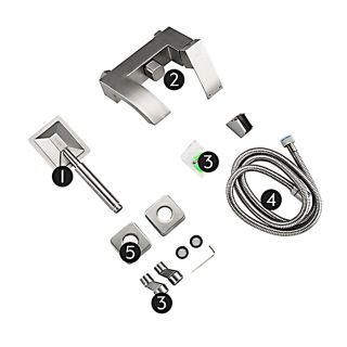 Смеситель для ванны и душа Frap F32803 сатин