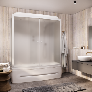 Душевая кабина Parly BNE170FR 170x75 см белый