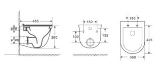 Унитаз WW SK  Арт. TELBACH 001 GL-WT 10000003776
