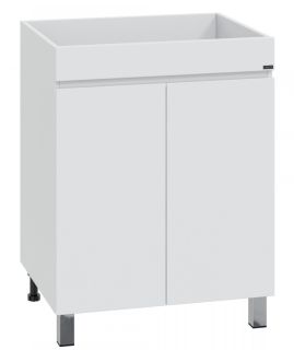 Тумба под раковину для стиральной машины СанТа Марс 700312 напольная 48см белый