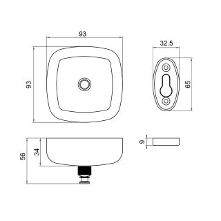 Сушилка для белья Timo Selene чёрный 14075/03