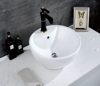 Раковина-чаша CeramaLux 9001 белая 45 см