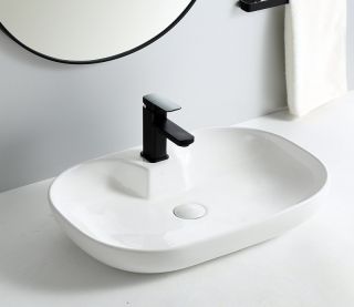 Раковина-чаша CeramaLux 9446 белая 62 см