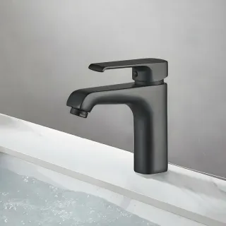 Набор смесителей Boch Mann IDA B BM10430 для раковины для ванны и штанга чёрный