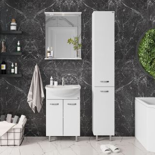 Напольная тумба под раковину Onika Коралл 105032 50 см белый