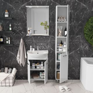 Напольная тумба под раковину Onika Коралл 105032 50 см белый