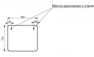 Зеркало Эстет Kare Luxe ФР-00006003 80см