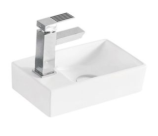 Раковина-чаша CeramaLux 9048GTR белая 29.5 см