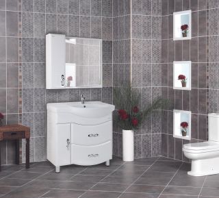 Напольная тумба под раковину Onika Вальс 108209 крыло слева 82см белый