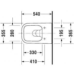 Унитаз Duravit Happy D.2 2222090000 подвесной белый