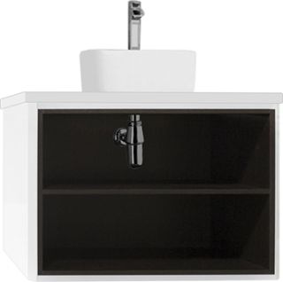 Тумба под раковину Акватон Брук открытая 80см дуб Феррара 1A201501BCDF0