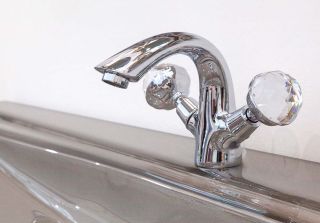 Смеситель для раковины Boheme Brillante Presente хром 351