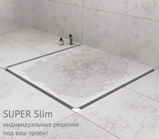 Душевой лоток Berges Super Slim 091078 50см хром глянец
