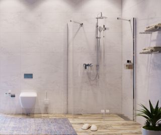 Душевой уголок Wasserkraft Aller 10H10RWHITE 120x100 правый