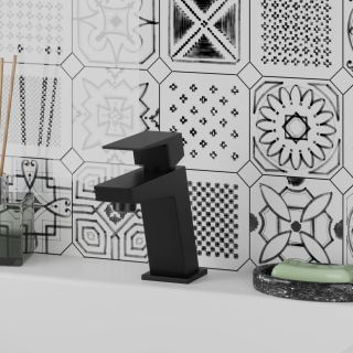 Смеситель для раковины Paini Torre 98YO205 чёрный