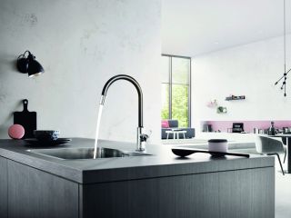 Смеситель для кухни Kludi Bingo Star XS хром/чёрный 468518778