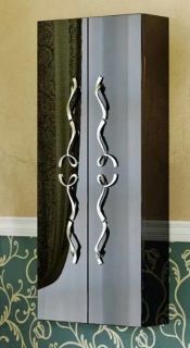 Пенал подвесной Clarberg Due Amanti DUE0505BLK 50x120см чёрный