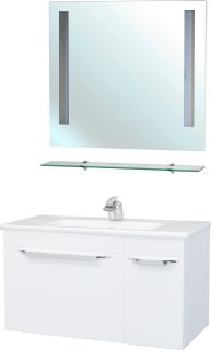 Тумба под раковину Bellezza Альдо 100см белый 00000007007