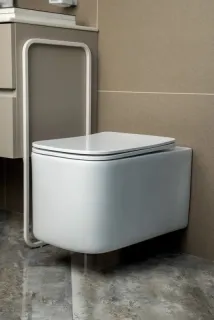 Подвесной унитаз Boheme Mane 970-SET-MW безободковый белый матовый