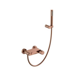 Смеситель для ванны и душа Boheme Stick Touch 123-CB.2 брашированная медь