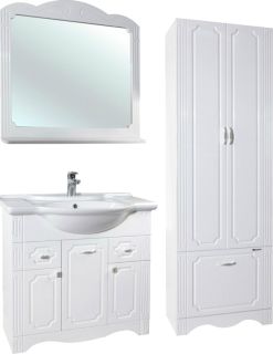 Тумба под раковину Bellezza Кантри 85см белый 00000010050