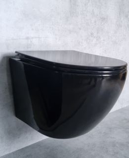 Унитаз CeramaLux NS-5178-18 подвесной с сиденьем Микролифт