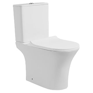 Унитаз CeramaLux 1217-P с бачком и сиденьем Микролифт