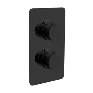 Встраиваемый смеситель для душа Boheme Cell 134-3-SGM 3-х проходной термостатический оружейная сталь