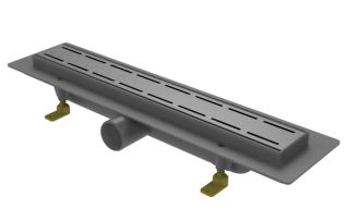 Душевой лоток Paini Line CH550LC 55см чёрный матовый