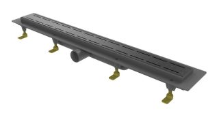 Душевой лоток Paini Line CH750LC 75см чёрный матовый