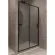 Душевая дверь в нишу Timo T04 150 см чёрный