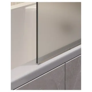 Шторка на ванну Timo T32 80 см хром