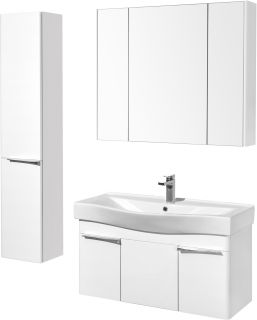 Шкаф-колонна Акватон Беверли правосторонний белый 1A235403BV01R