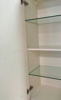 Пенал Bellezza Берта 40см белый 00000007278