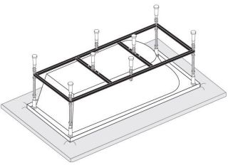 Каркас для ванны VagnerPlast VPK17075 170x75см