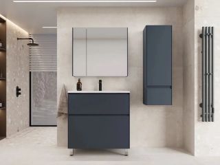 Тумба под раковину напольная Style Line Лима ЛС-00002349 100 см графит