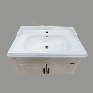 Comforty Зеркало-шкаф "Палермо-80" белый глянец