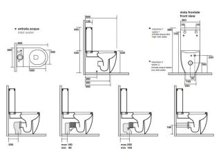 Унитаз Kerasan Flo 311701 напольный белый