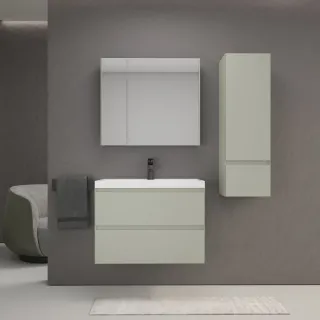 Тумба под раковину подвесная Style Line Манхэттен ЛС-00002358 100 см олива