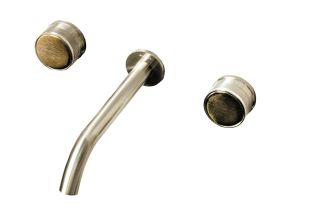 Встраиваемый смеситель для раковины Boheme Prestige 152-2-NB-PR брашированный никель