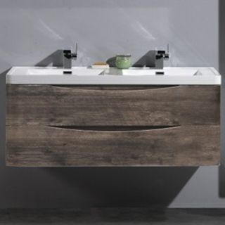 Тумба под раковину BelBagno подвесная 120x45см Rovere Moro ANCONA-N-1200-2C-SO-2-RW