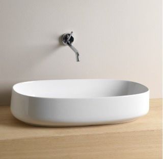 Раковина ArtCeram Cognac COL005 01 34 белая 68 см